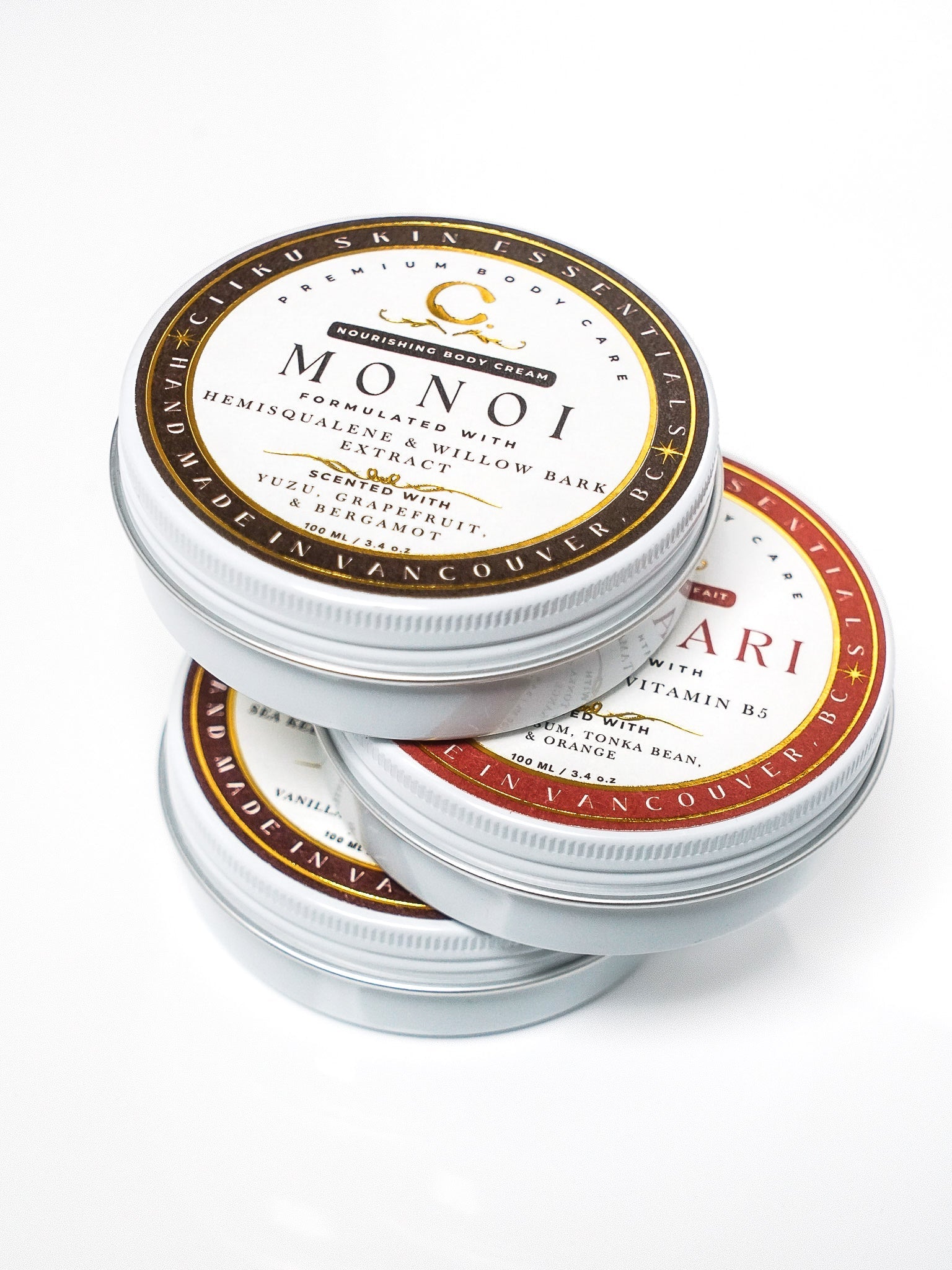 Luxury Body Creams | CIIKU's Body Cream Trio – Ciiku Skin Essentials