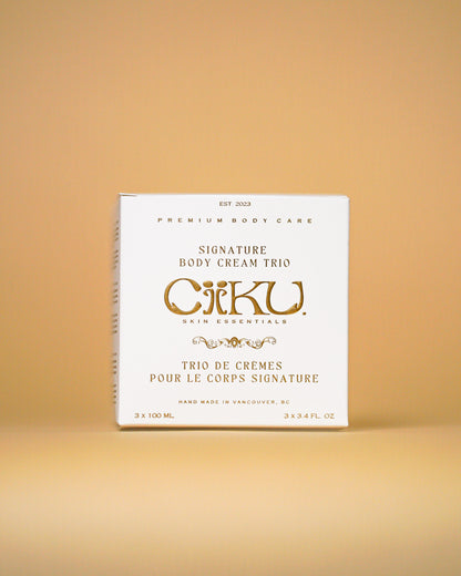 CIIKU's Body Cream Trio | Discovery Set